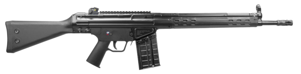PTR 114 A3SK .308 Win/7.62x51mm NATO 16" 20+1 Rifle, Black Steel Receiver with Scope Mount and Polymer Grip