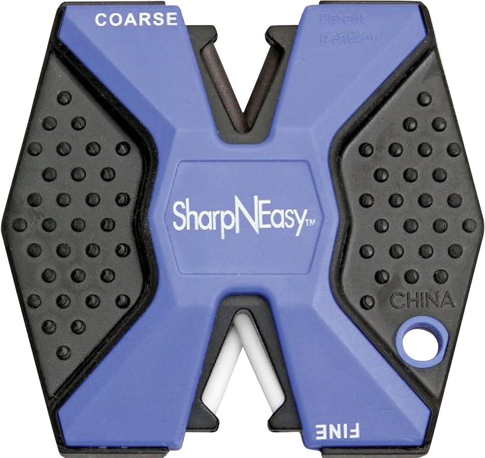 AccuSharp 334CD SharpNEasy Two-Step Ceramic Knife Sharpener Fine and Coarse Black/Blue