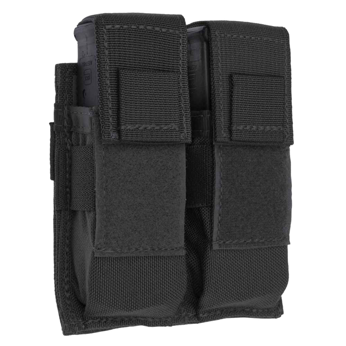 Tacshield T3602BK Double Pistol Magazine Pouch Universal Black 1000D Nylon