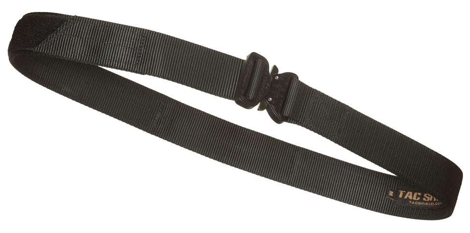 Tacshield T30MDBK Black Webbing Tactical Gun Belt 34-38" 1.50" Wide Aluminum Buckle