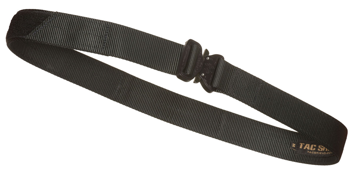 Tacshield T303MDBK Tactical Gun Belt Black 1.75" Wide Medium 34-38"