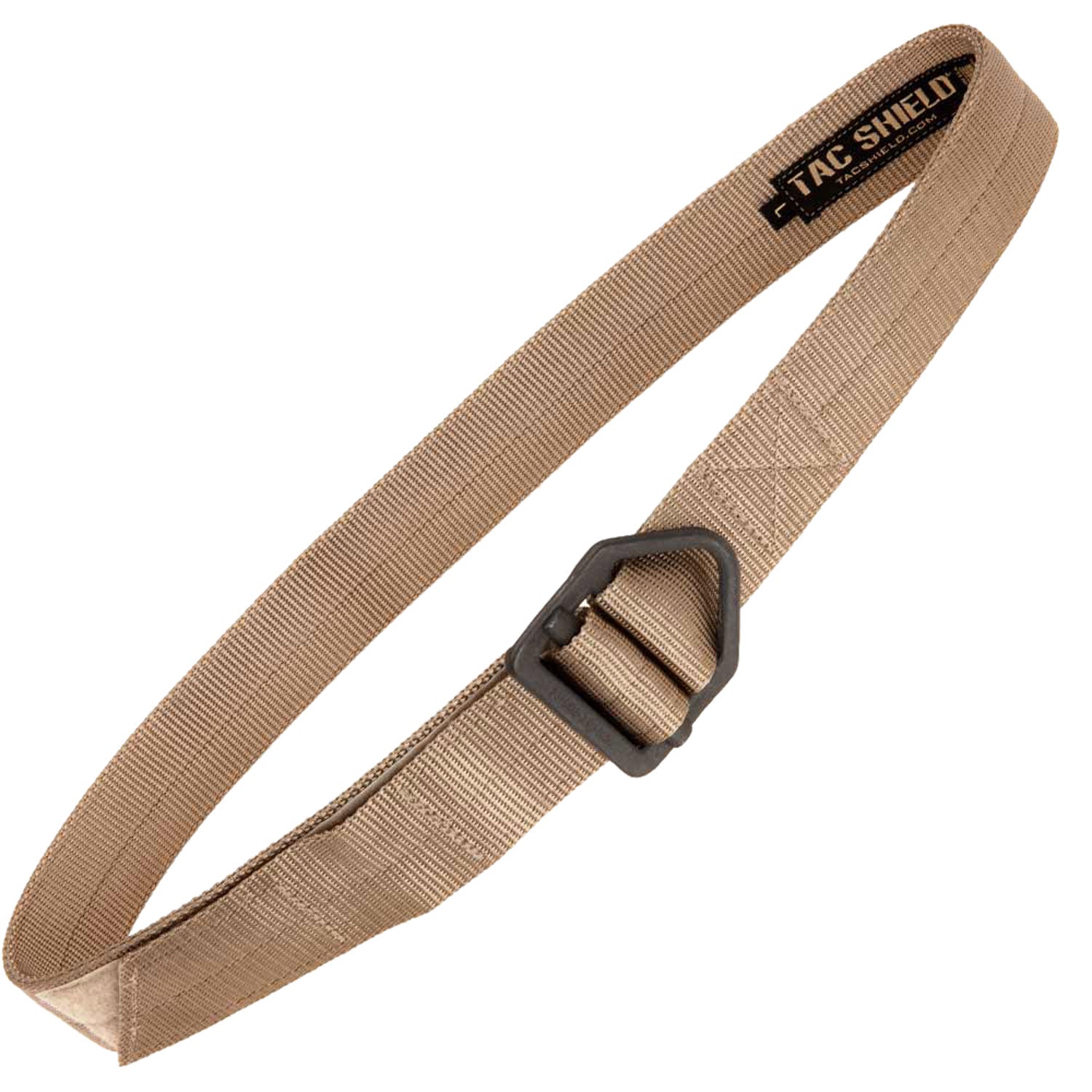 Tacshield T32XLTN Coyote Webbing Tactical Riggers Belt 42-46" 1.75" Wide Drop Forged Buckle