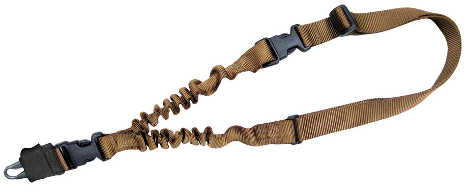 Tacshield T6010CY Coyote Tan Single-Point Shock Sling Double Bungee Rifle/Shotgun