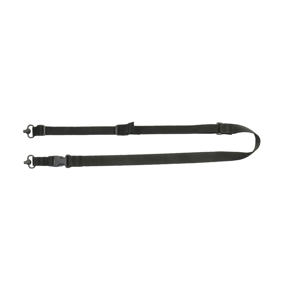Tacshield T6040BK Black Two-Point Fast Adjust Tactical Sling QD Swivels Rifle/Shotgun