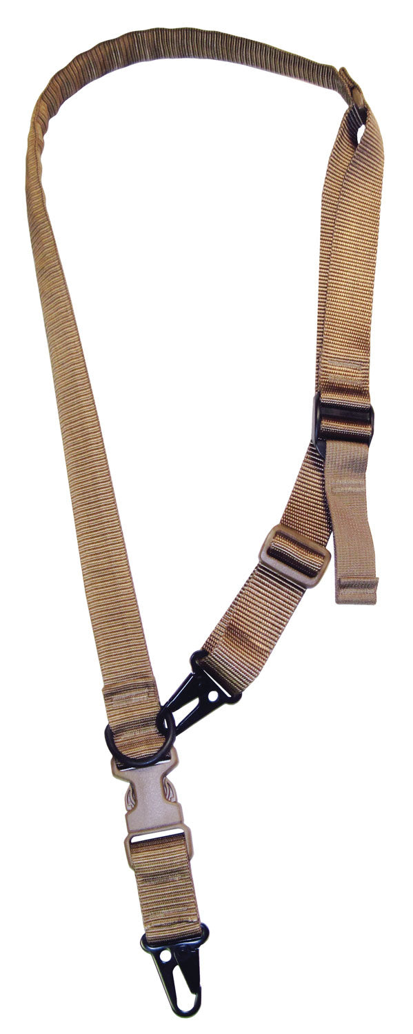 Tacshield T6030CY Coyote Tan Warrior 2-in-1 Sling Padded Fast Adjust Rifle/Shotgun