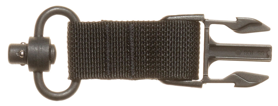 Tacshield QD Sling Attachment Push Button Black Mil-Spec Webbing T6093BK