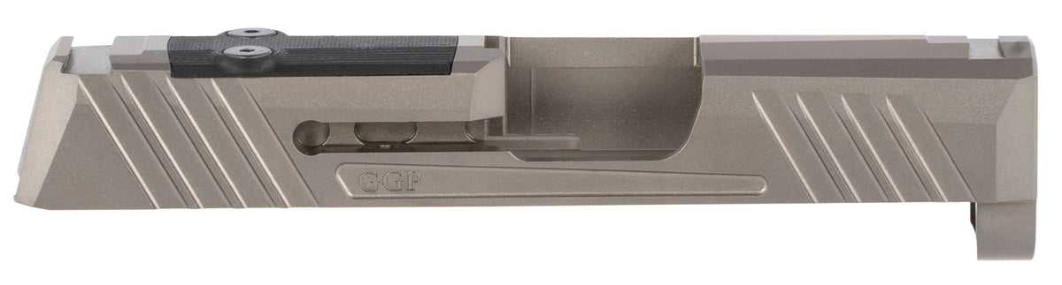 Grey Ghost Precision GGP365 Version 1 Stripped Slide Sig P365 Optic Cut Gray DLC 17-4 Stainless