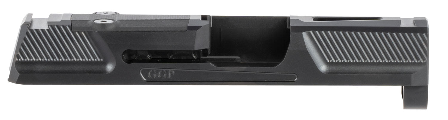 Grey Ghost Precision GGP365 Version 2 Stripped Slide Sig P365 Optic Cut Black DLC 17-4 Stainless