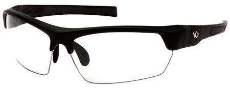 Pyramex Venture Gear Tensaw Adult Anti-Fog Anti-Scratch Clear Lens Half-Frame Safety Eyewear Black