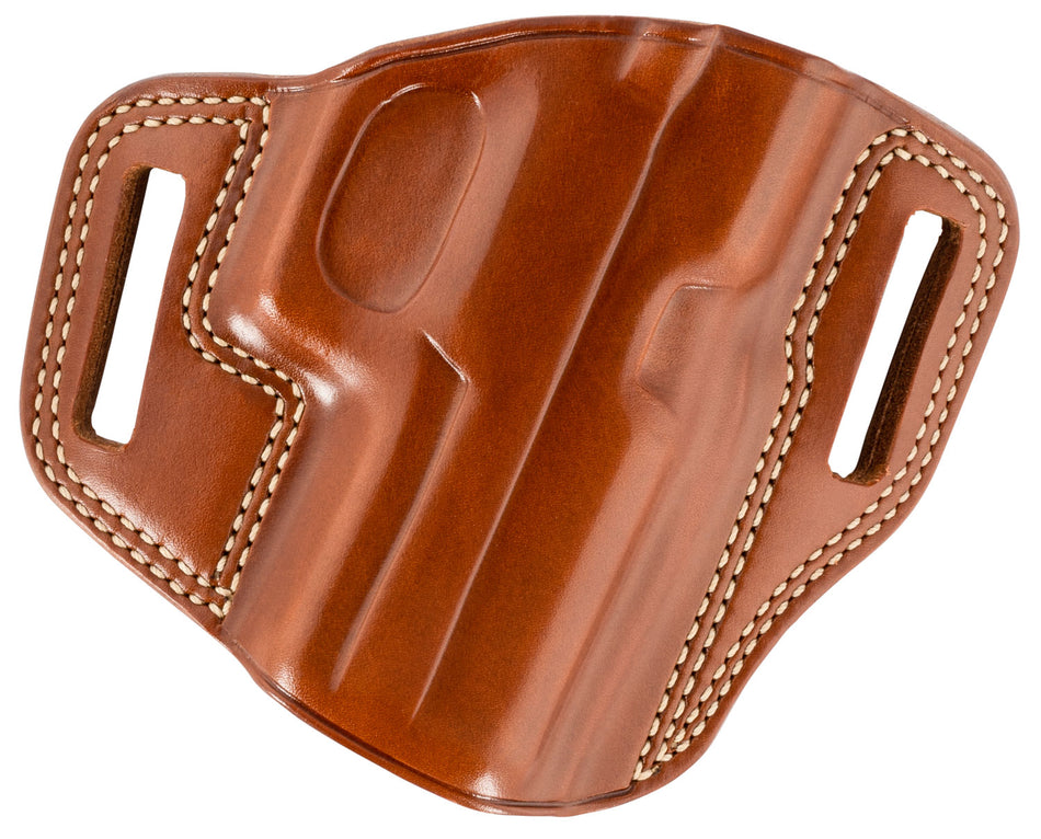 Galco CM822 Combat Master Right Hand OWB Holster - Tan Leather, Belt Slide, Sig P320 Compact/M18