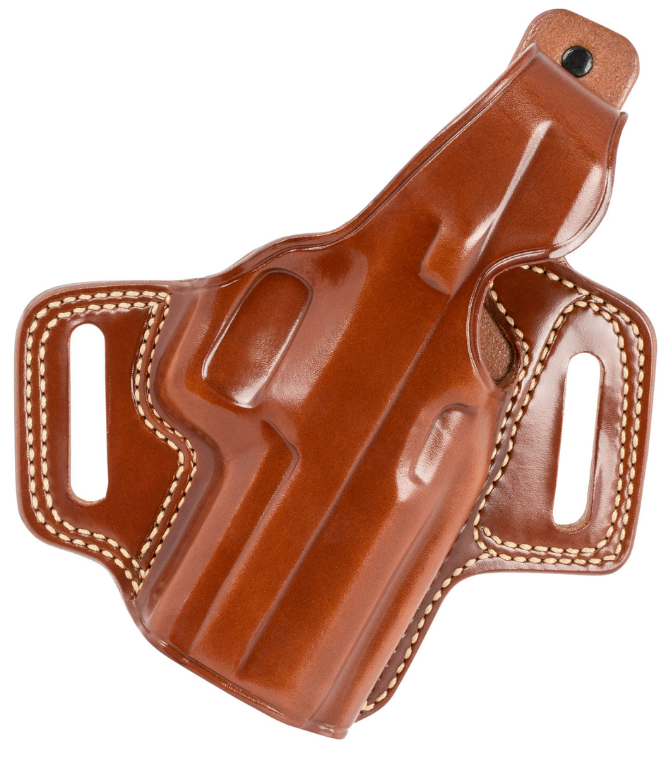 Galco FL822 Fletch Right Hand OWB Holster - Tan Leather, Belt Slide, Sig P320 Compact/P320X Compact/M18