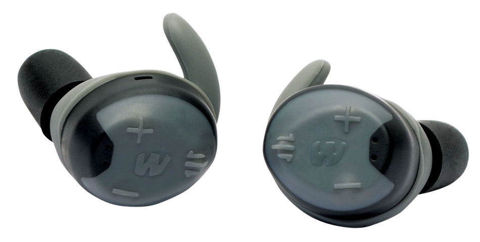 Walker's GWPSLCRRC2 Silencer 2.0 R600 Wireless Hearing Protection Earbuds 26 NRR Gray