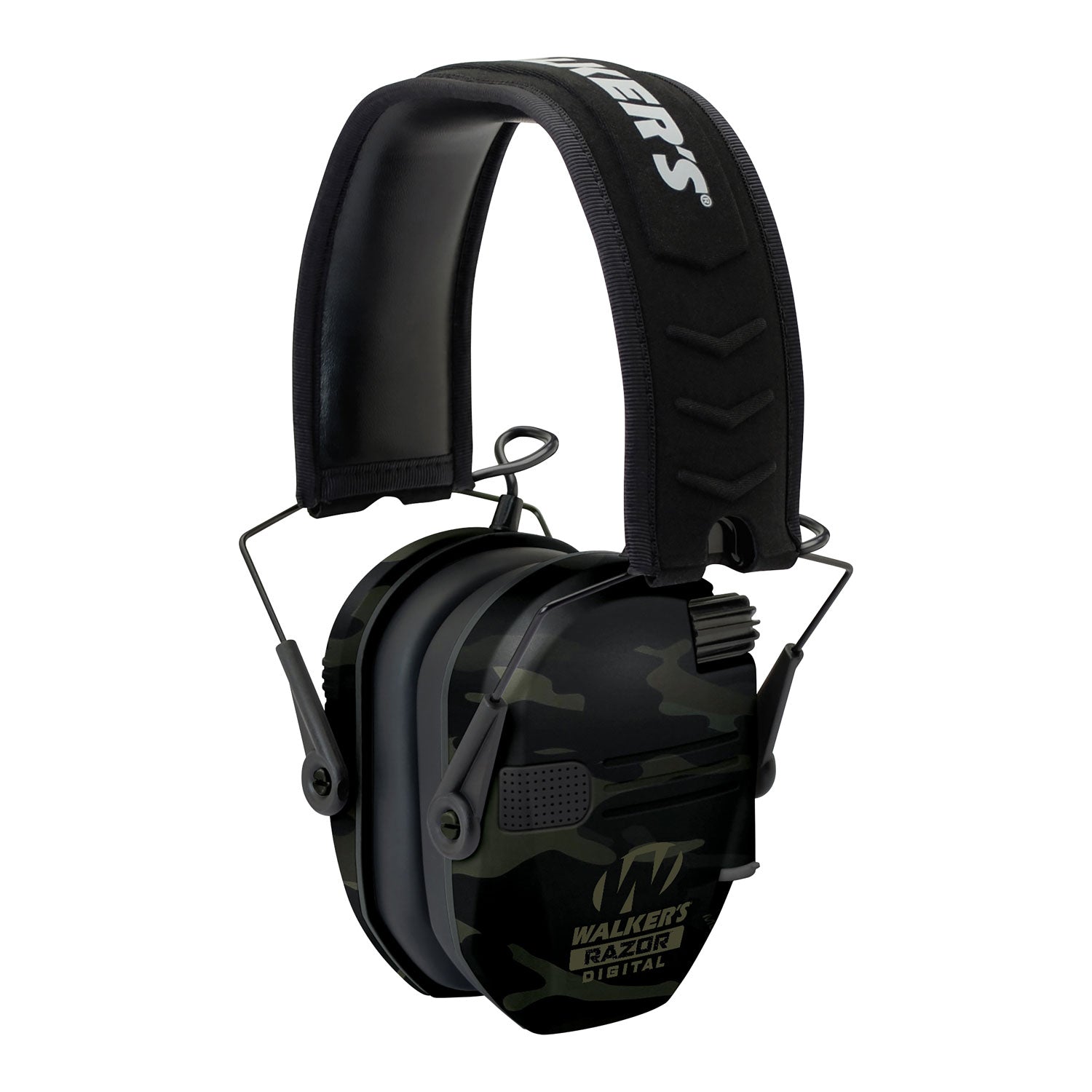 Walker's GWPDRSEMMCCG Razor PRO Digital Muff 23 NRR Multi-Cam Black Polymer