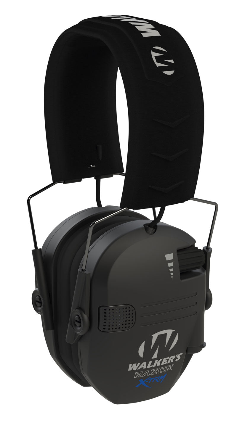 Walker's GWPXDRSEM Razor X-TRM Digital Muff 21 NRR Black Polymer Gel Ear Pads
