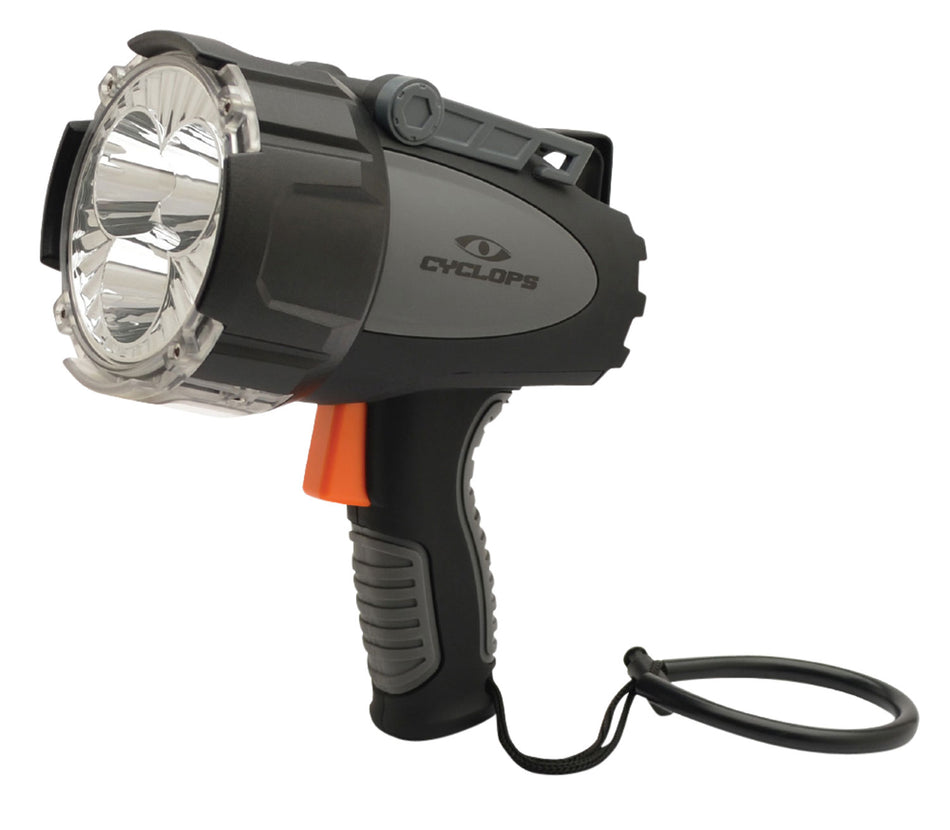 Cyclops Revo 6000 Spotlight 70 Watt Cree LED Black/Gray Rechargeable