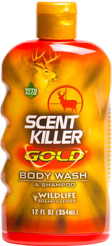 WRC 6-Pack Body Wash and Shampoo Gold 12oz Squeeze
