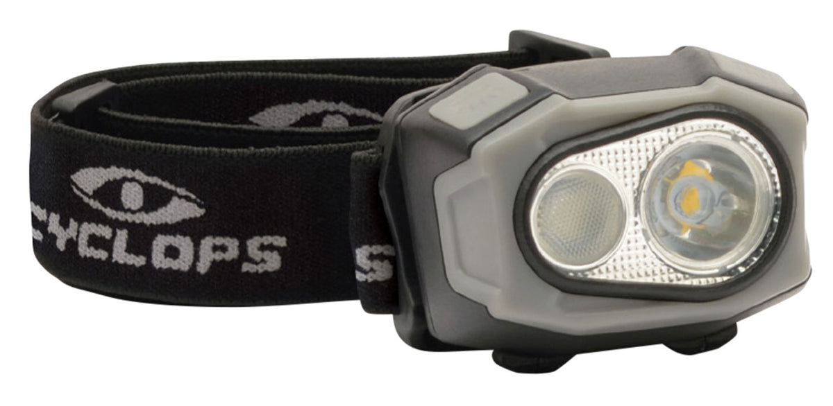 Cyclops eFlex 400 Headlamp 400 Lumens Multi-Color Cree XP-G3 LED Rechargeable Black ABS