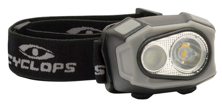 Cyclops eFlex 400 Headlamp 400 Lumens Multi-Color Cree XP-G3 LED Rechargeable Black ABS