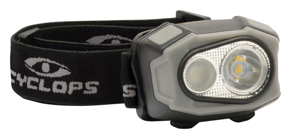 Cyclops eFlex 400 Headlamp 400 Lumens Multi-Color Cree XP-G3 LED Rechargeable Black ABS
