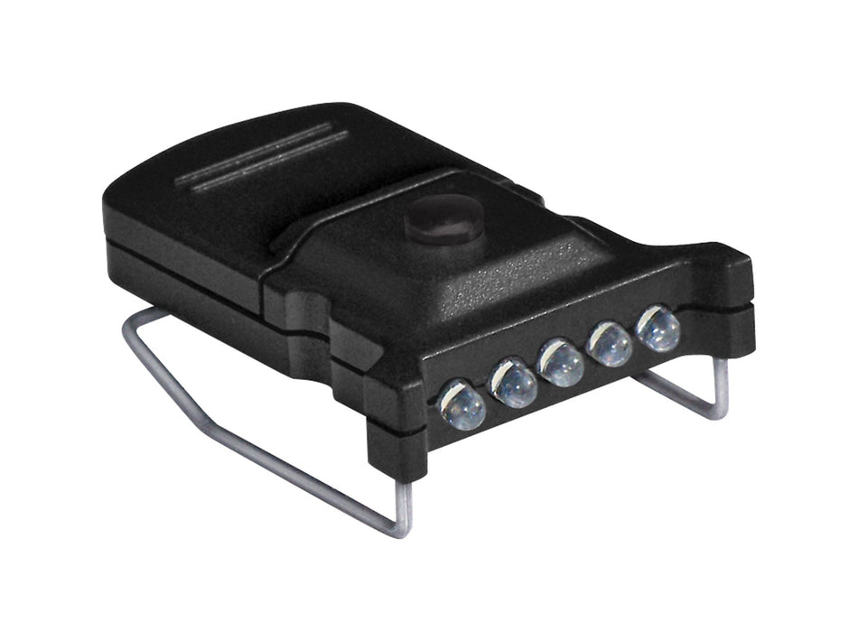 Cyclops Micro Cap Clip-On Light 10 Lumens White LED Lightweight Low-Profile