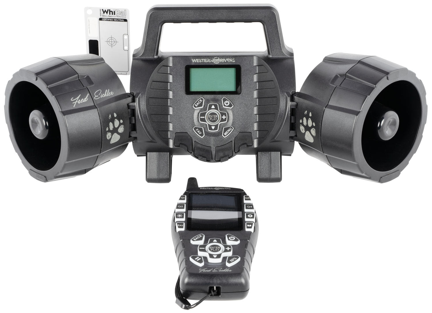 Western Rivers Eichler Dual Speaker Electronic Game Call, 80 Sounds, Remote Control