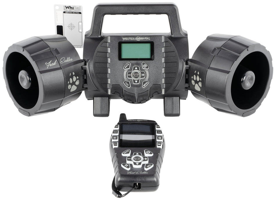 Western Rivers Eichler Dual Speaker Electronic Game Call, 80 Sounds, Remote Control