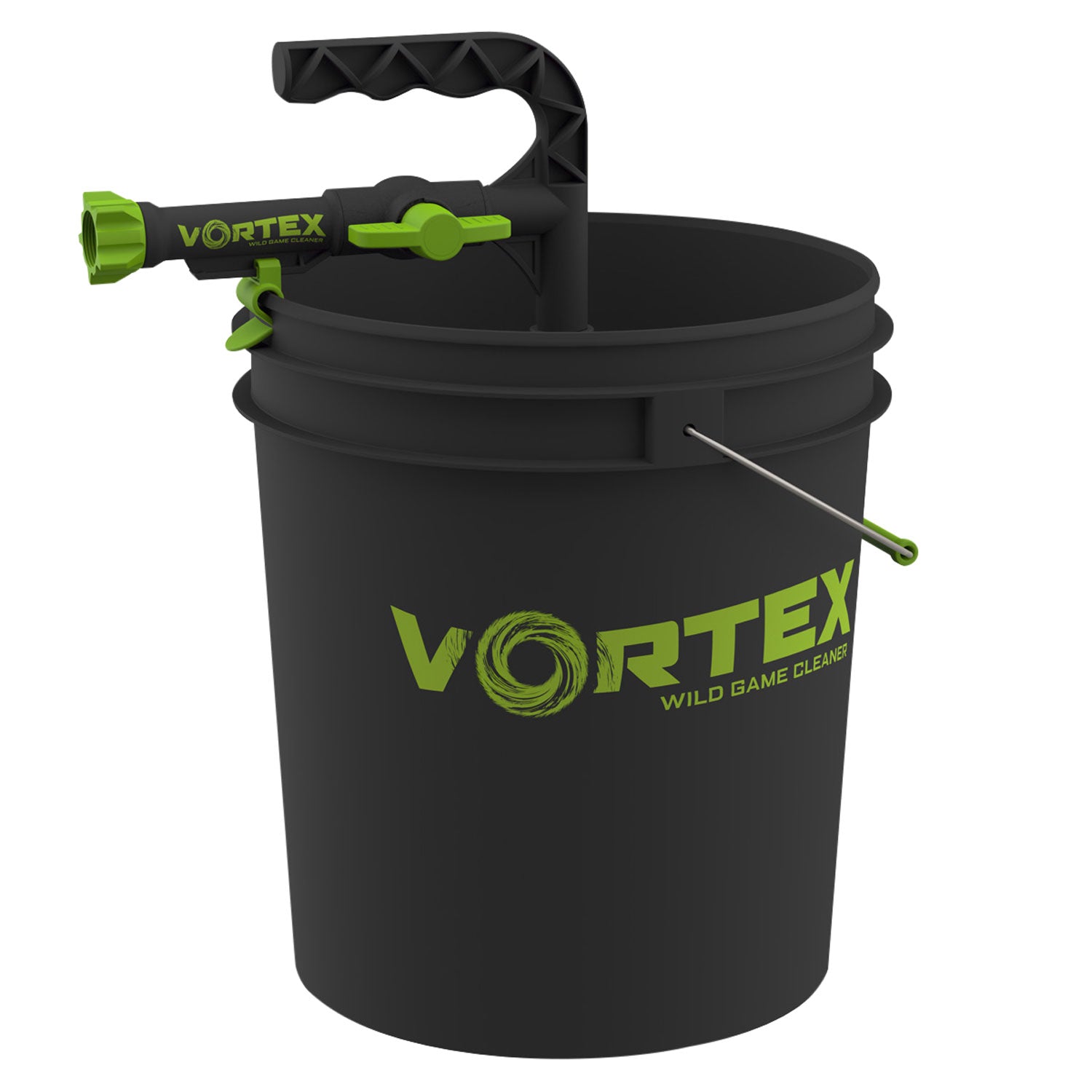 HME HMEGWSHRBKT Portable Wild Game Cleaner 3-Piece Design with Bucket