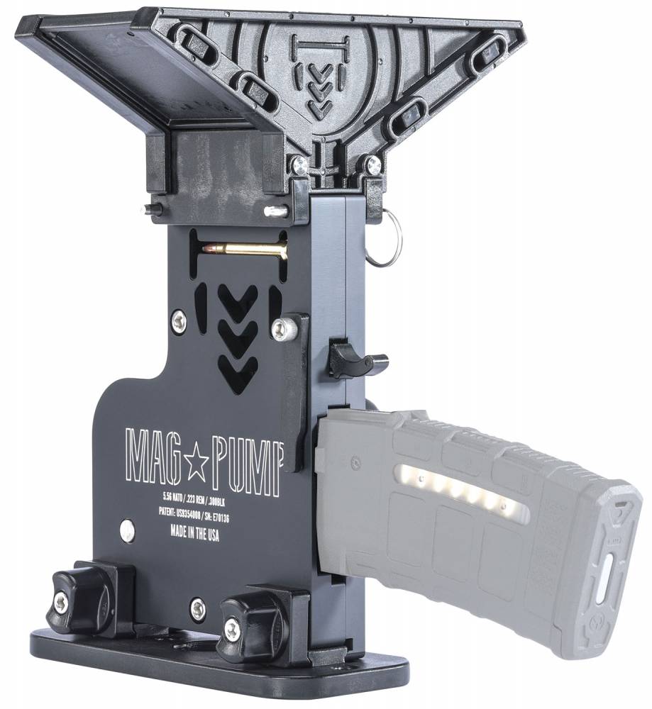 MagPump MPAK47ELITE AK-47 Elite Mag Loader 7.62x39mm 90 Rd Black Aluminum