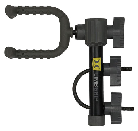 Hawk HWK3019 Limb Grip Tree Stand Bow Holder with U-Bolt Mount and Silent-Grip Limb Fork