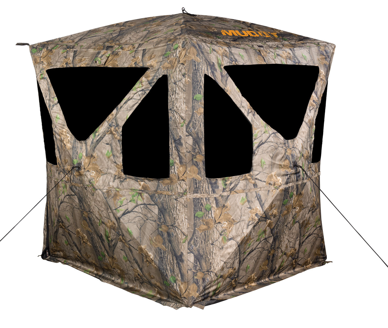 Muddy Ravage Ground Blind MUDMGB0500 Shoot-Through Mesh One-Hand Release Camo