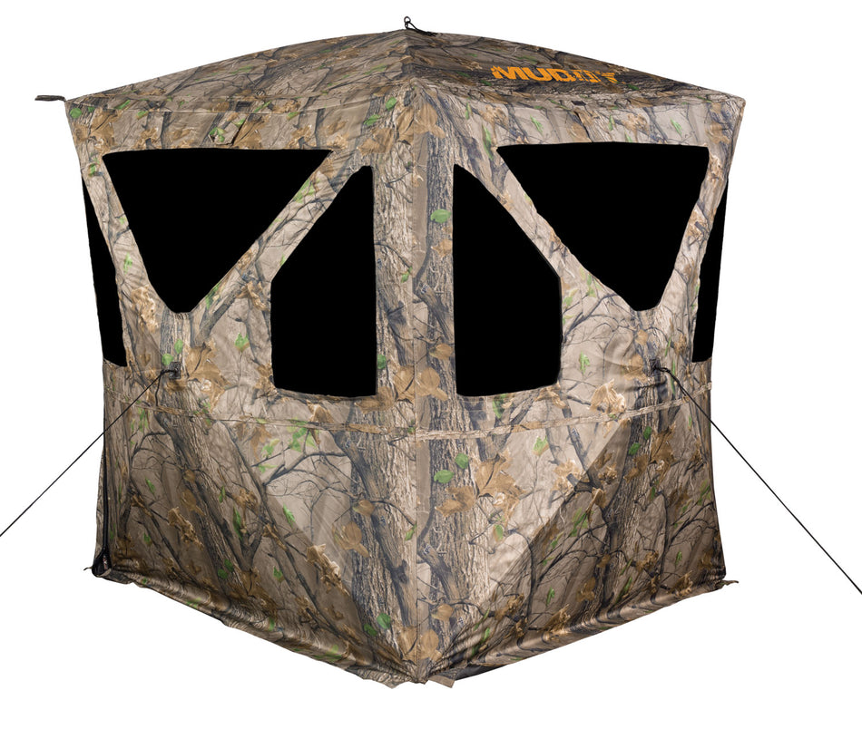 Muddy Ravage Ground Blind MUDMGB0500 Shoot-Through Mesh One-Hand Release Camo