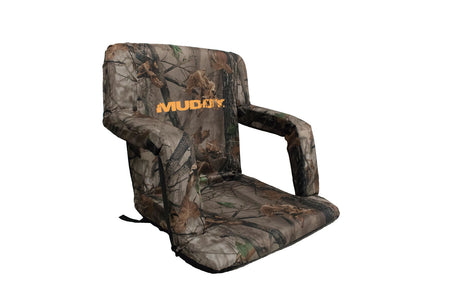 Muddy MUDGS1206 Camo Deluxe Stadium Chair for 5 or 6 Gallon Buckets