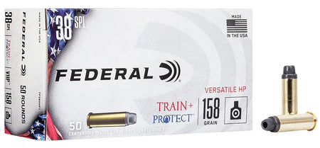 Federal .38 Special TP38VHP1 Train & Protect Versatile Hollow Point 158 Grain