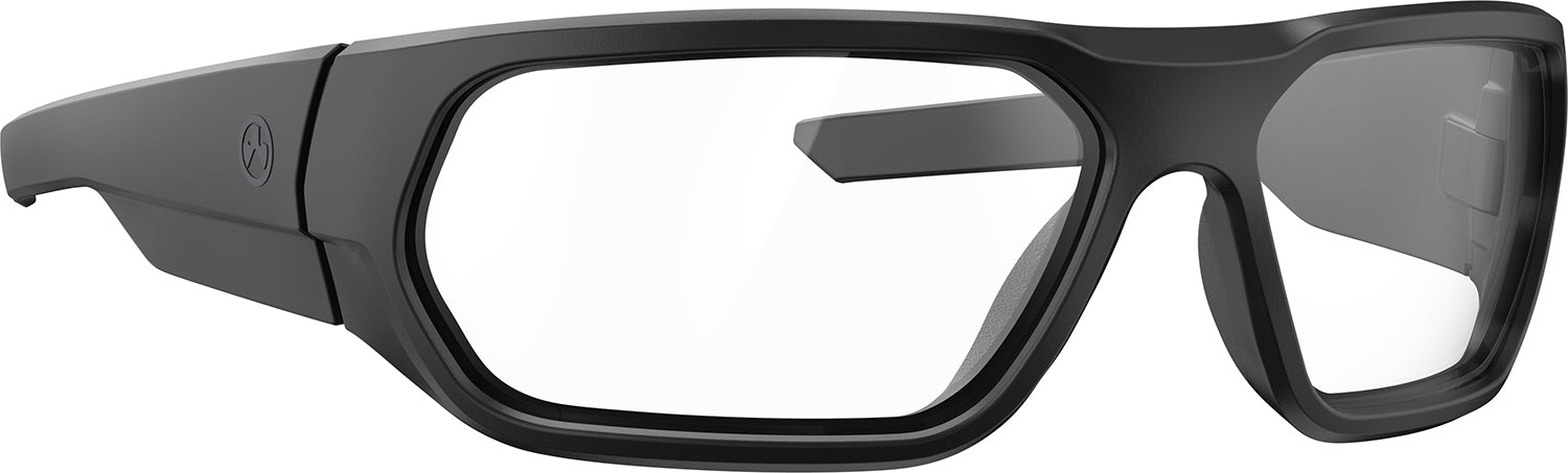 Magpul Radius Ballistic Shooting Glasses Adult Clear Polycarbonate Lens Black Frame