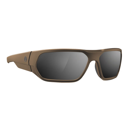 Magpul Radius Shooting Glasses Gray Silver Mirror Lens FDE Polycarbonate Frame MAG1145-1-245-1110