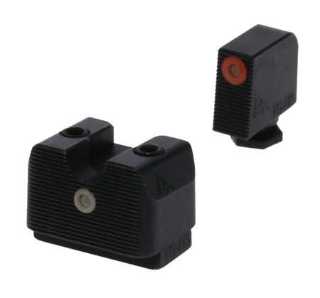 Rival Arms RA4A231G MOS In-Line Night Sights G17/G19 Green Tritium Orange Front/White Rear