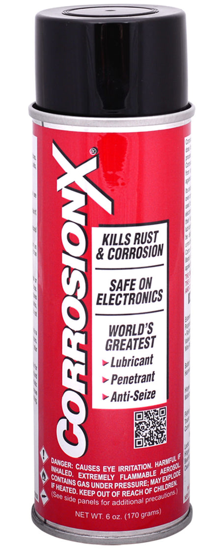 CorrosionX 90101 Cleans Lubricates Prevents Rust & Corrosion 6 oz Aerosol Spray