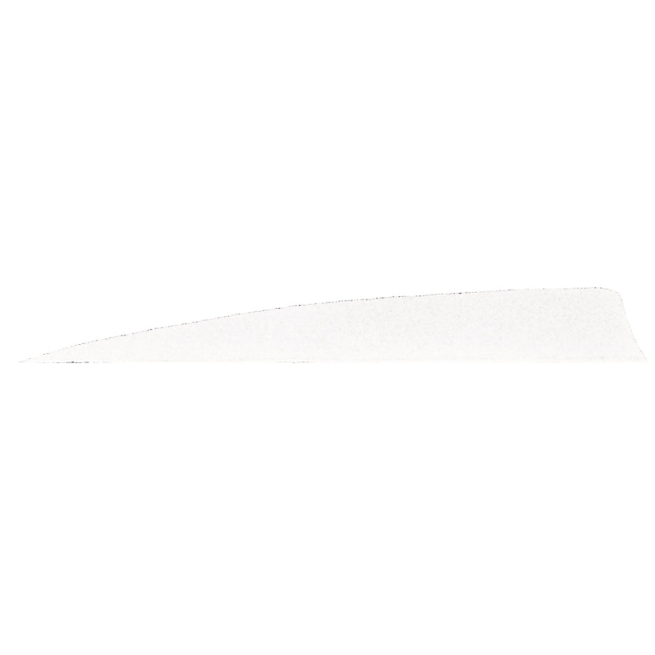 Gateway White Shield Cut Arrow Feathers 5 in. LW 50 pk.
