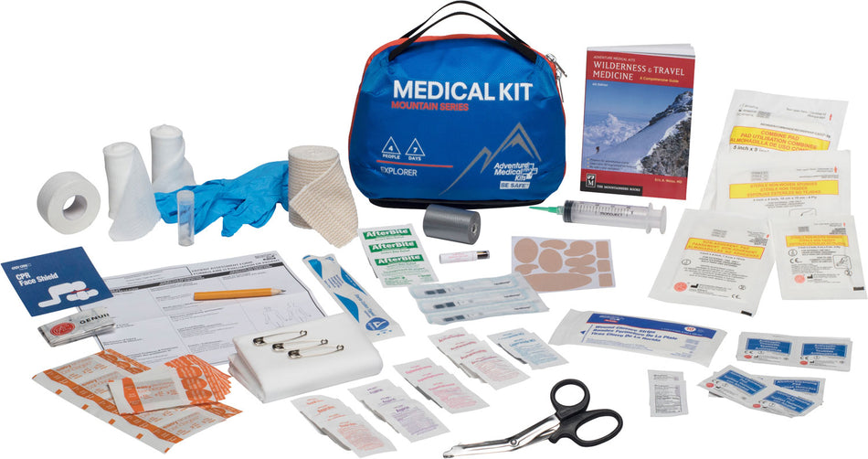 Adventure Medical Kits Mountain Explorer Medical Kit Water-Resistant for Extended Group Adventures