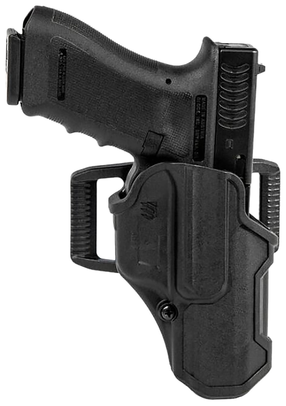 Blackhawk 410701BKR T-Series L2C OWB Non-Light Bearing Polymer Holster Fits Glock 19/23/26/27/32/33/45 Right Hand