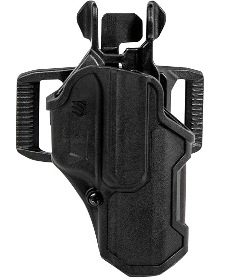 Blackhawk 410200BKL T-Series L2C Light Bearing OWB Polymer Holster Fits Glock 17/19/22/23/31/32/45/47 Left Hand