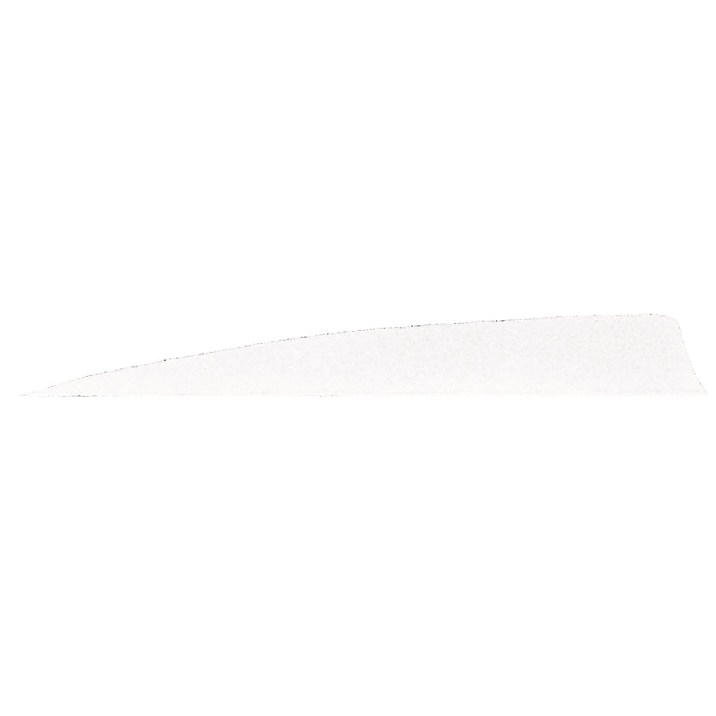 Gateway White Shield Cut Arrow Feathers 5 in. RW 50 pk.