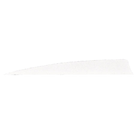 Gateway White Shield Cut Arrow Feathers 5 in. RW 50 pk.