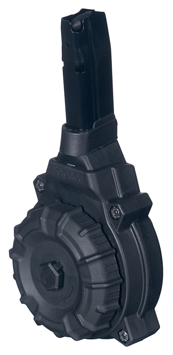 ProMag DRMA32 Standard 50-Round Drum 9mm Luger Compatible with Sig P365/P365XL Black Polymer
