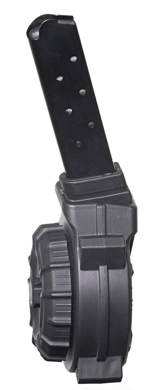 ProMag DRMA31 Standard 30-Round Drum 9mm Luger Compatible with S&W M&P Shield Black Polymer
