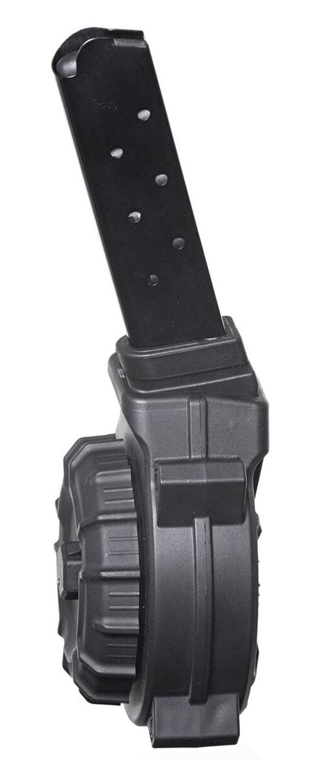 ProMag DRMA31 Standard 30-Round Drum 9mm Luger Compatible with S&W M&P Shield Black Polymer