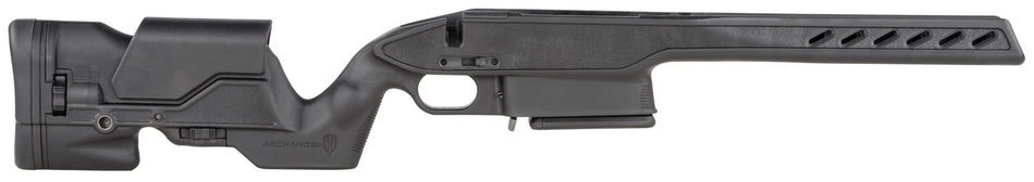 Archangel Precision Elite Aluminum Pillar Bedded Stock Black Synthetic for Savage 110/111 Long Action Magnum Caliber