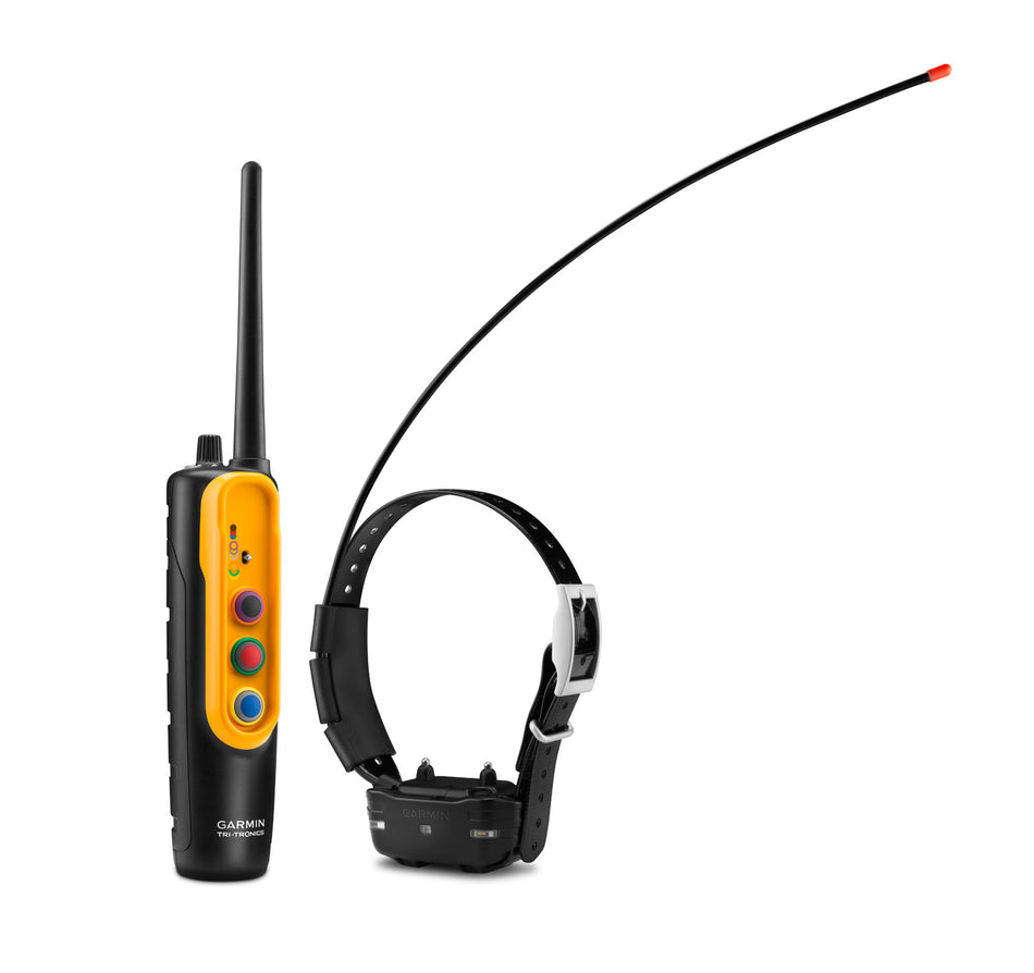 Garmin PRO Trashbreaker Bundle Yellow Handheld & Dog Collar Tri-Tronics LED Beacon Li-ion 4 Mile