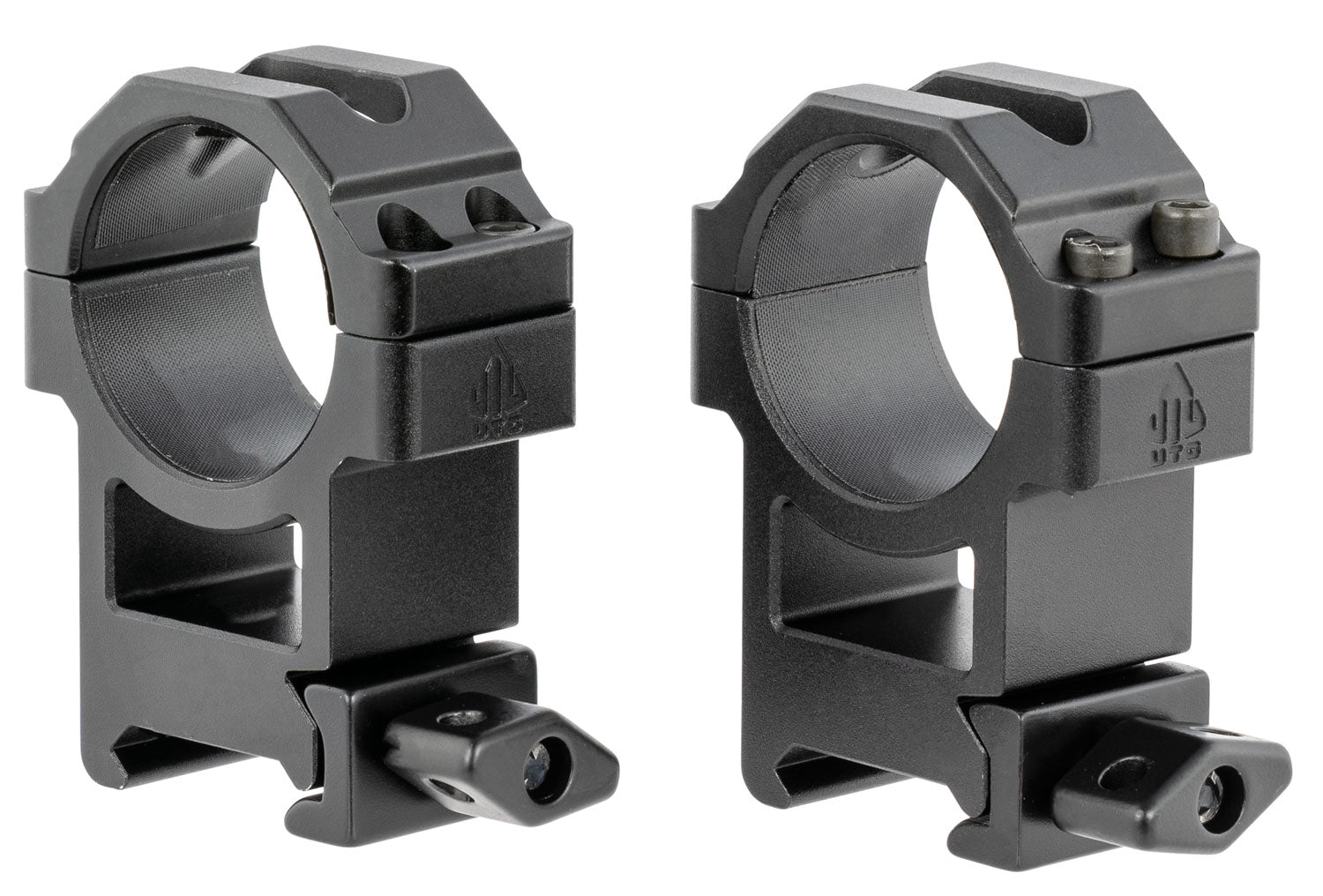UTG RG2W3224 30mm High Profile Max Strength Scope Rings Black Anodized