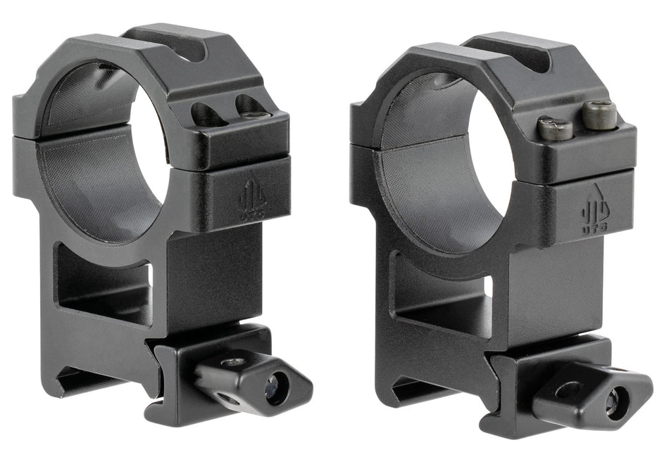 UTG RG2W3224 30mm High Profile Max Strength Scope Rings Black Anodized
